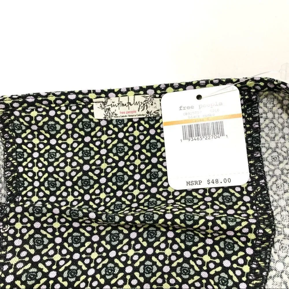 Free People Lucky Now Brami Black Combo - Size Small